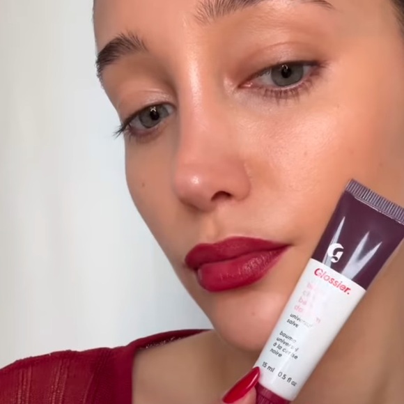 Glossier black cherry Lip Liner & Lip Balm. Both new - Picture 8 of 13